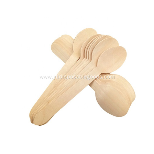 Disposable flatware set wooden spoon tableware